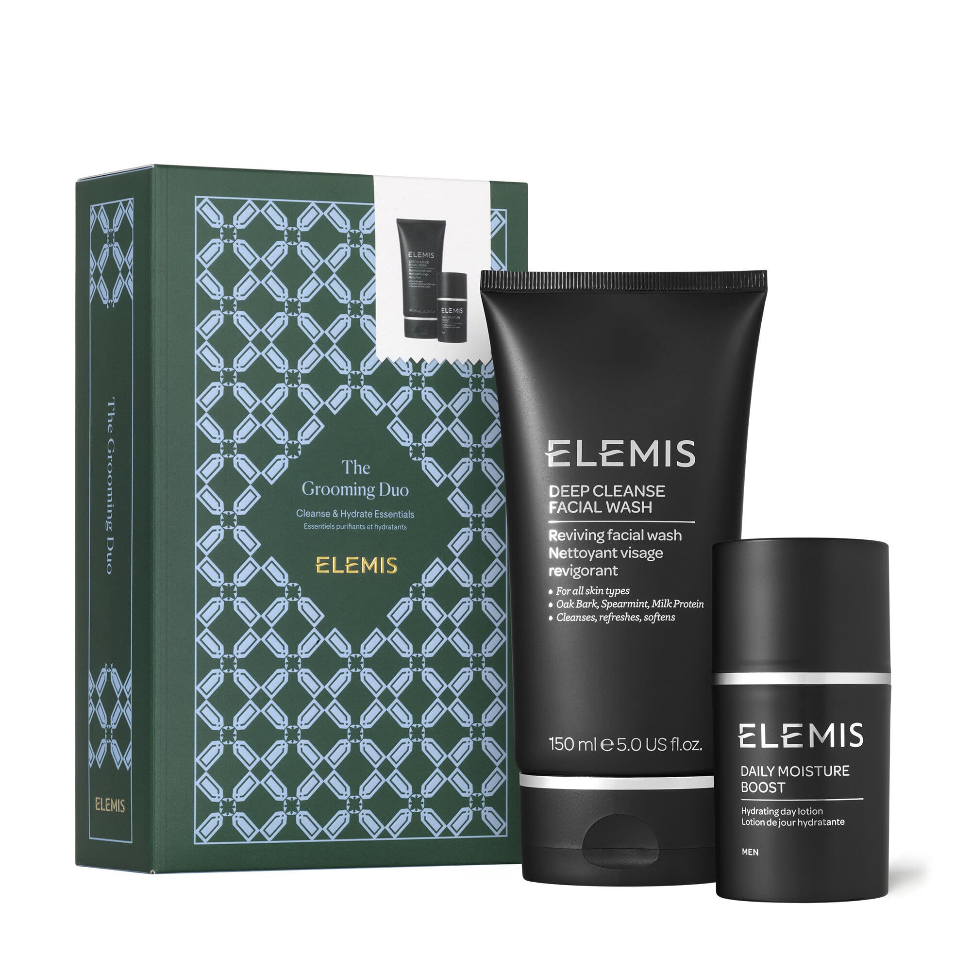Дует Очищення та Зволоження шкіри для чоловіків ELEMIS The Grooming Duo​ Cleanse & Hydrate Essentials